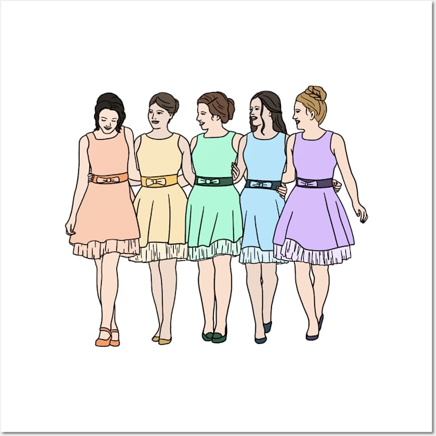 Girlfriends as Bridesmaids Wall Art by Lessons Learned by Heart